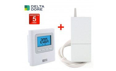 Pack Thermostat + Régulateur X3D sans fil programmable